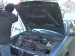 Пантера cheats на чоловік з машина mechanic: безкоштовно брудна фільм 87